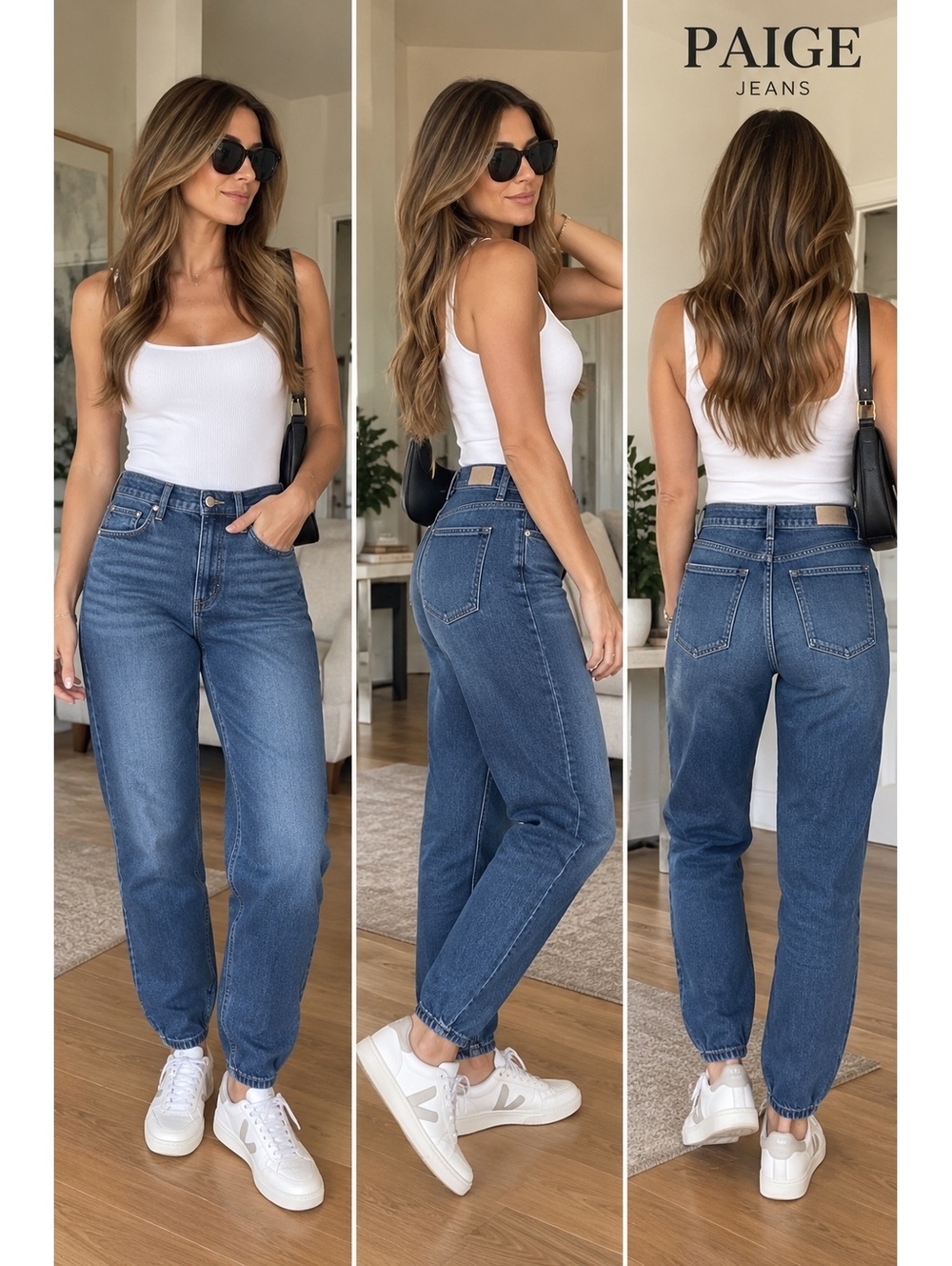 PAIGE Blue High-Rise Jogger Jeans Women’s Size 29